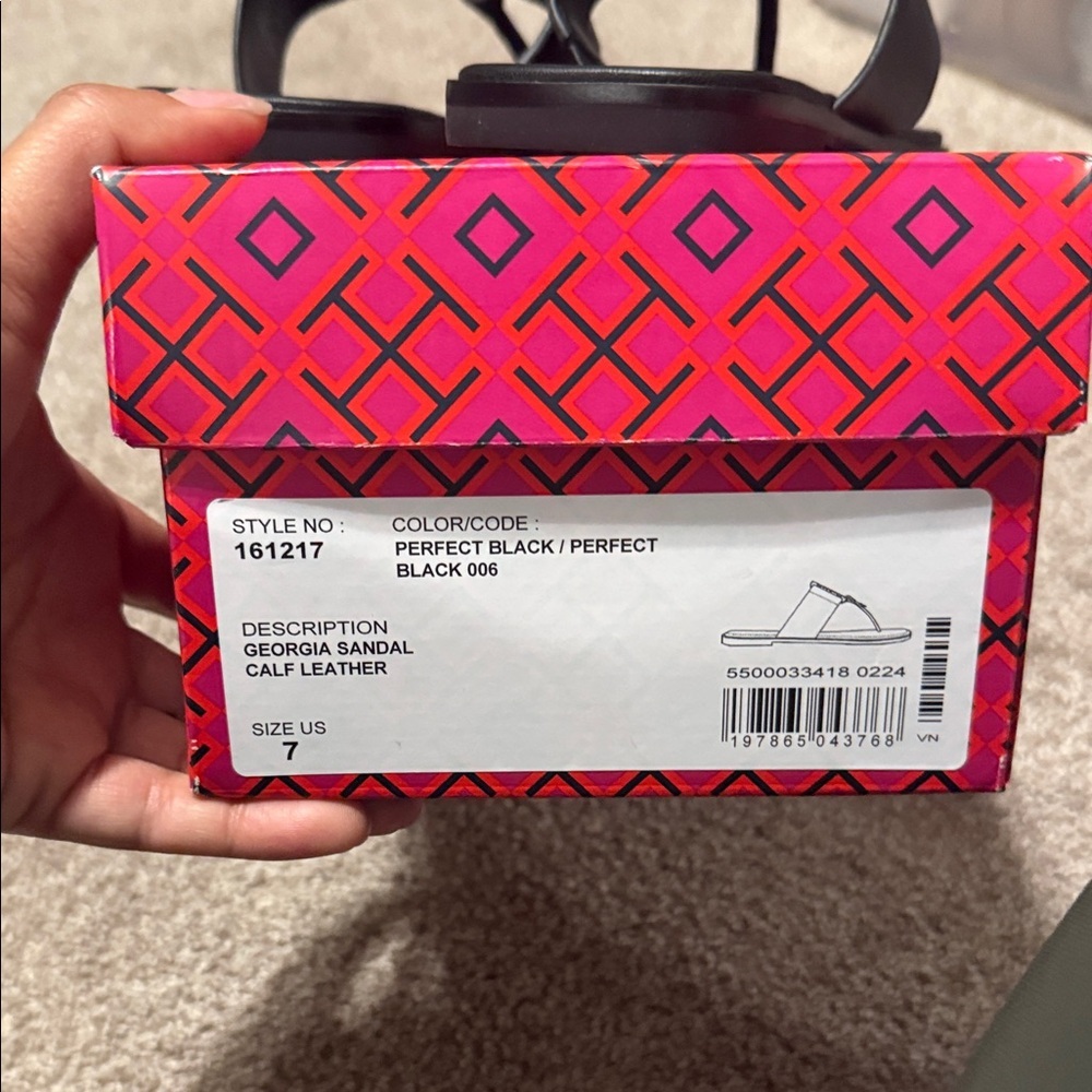 Tory Burch Black Slide Sandals - Picture 6 of 6